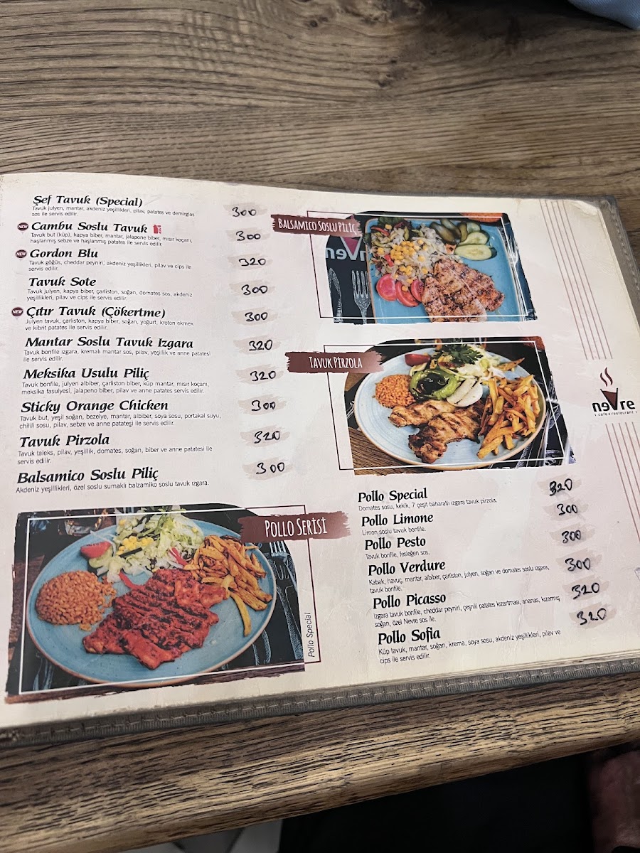 Menu Nevre Cafe & Restaurant-1